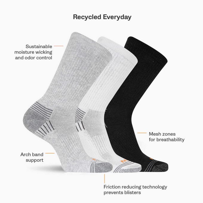 3er-Pack recycelte Low Cut Tab-Socken