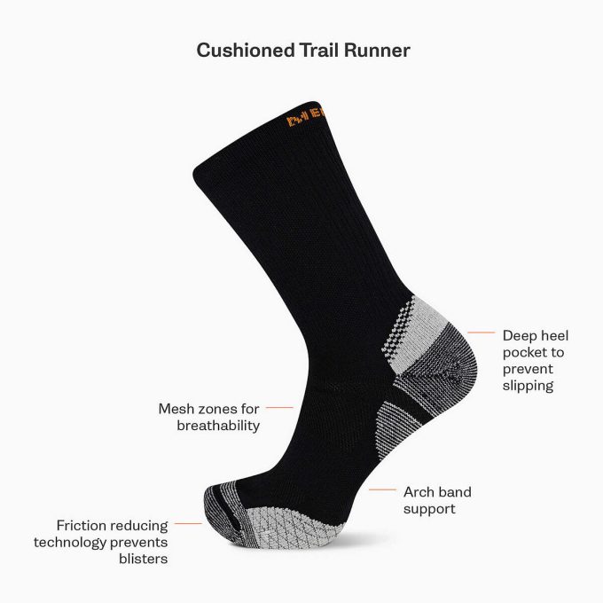 Cushion Trail Runner Tab Socke