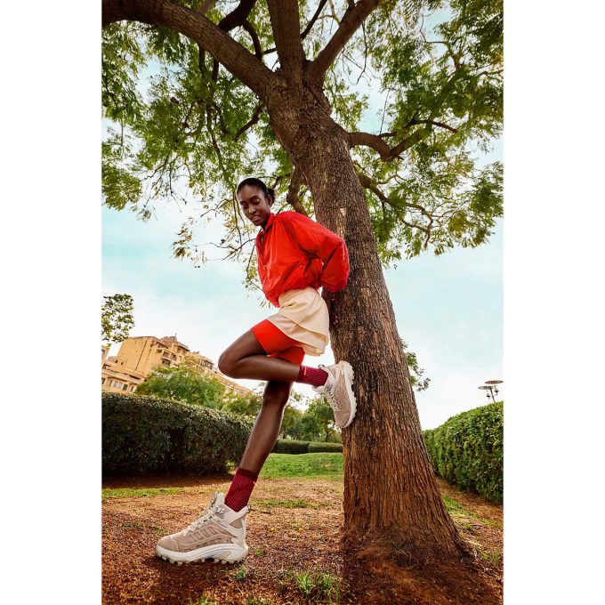 Damen Moab Speed  2 Leather Mid Waterproof