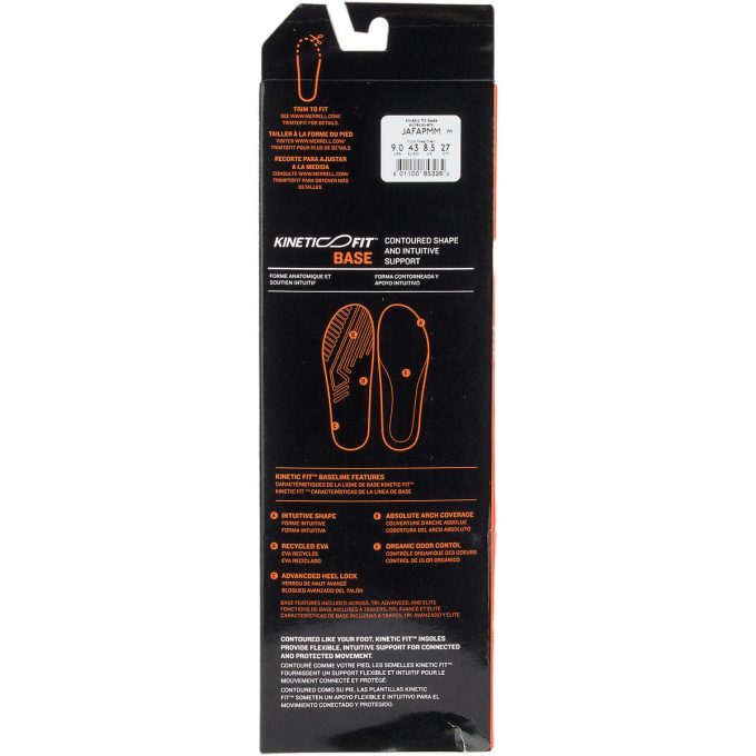 Kinetic Fit™ Base AL-Fußbett für Herren, breite Weite Kinetic Fit™ Base AL-Fußbett für Herren, breite Weite