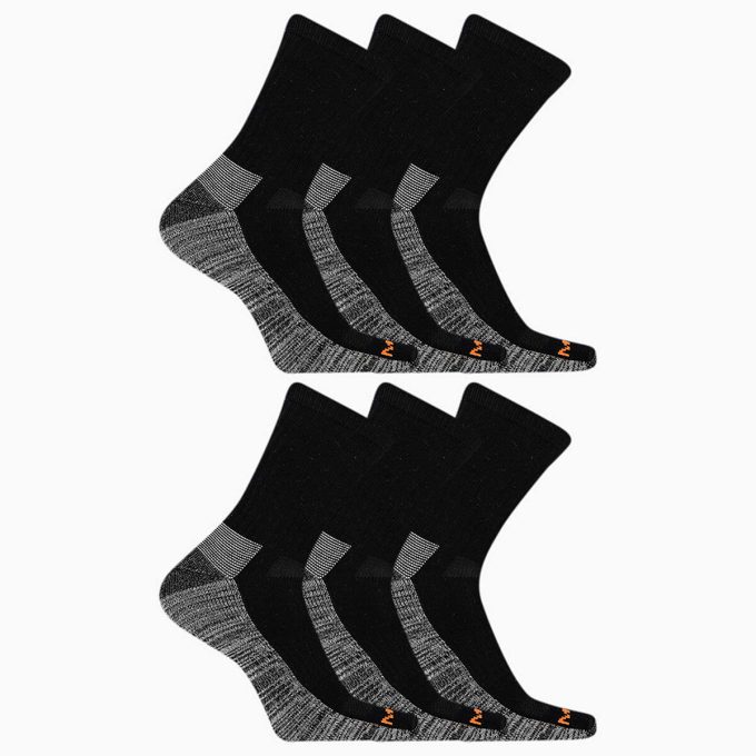 Work Crew Socken, 6er-Pack